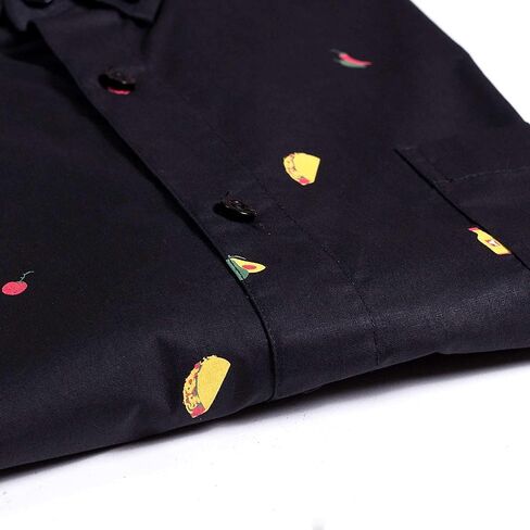 Visive Hawaiian Shirts for Boys Short Sleeve Printed Button Up Shirt in Saudi Arabia