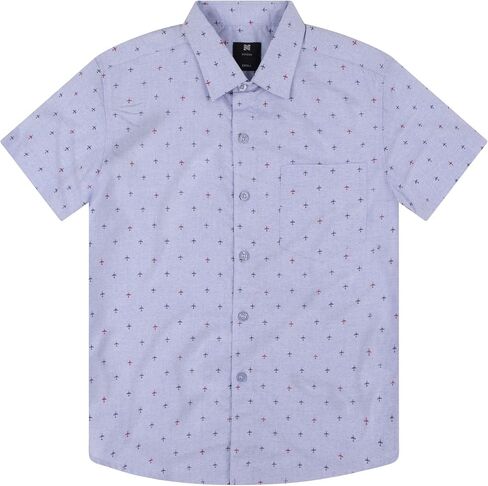 Visive Hawaiian Shirts for Boys Short Sleeve Printed Button Up Shirt in Saudi Arabia