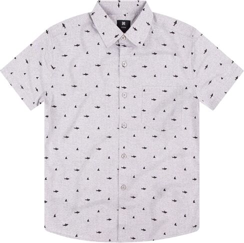 Visive Hawaiian Shirts for Boys Short Sleeve Printed Button Up Shirt in Saudi Arabia
