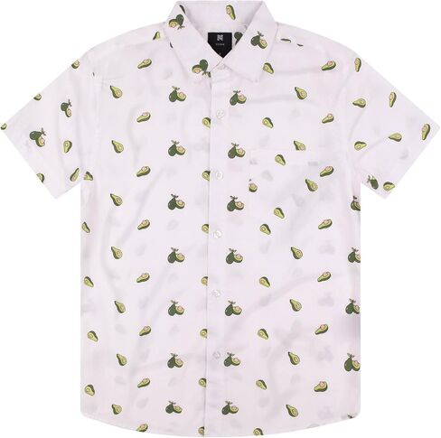 Visive Hawaiian Shirts for Boys Short Sleeve Printed Button Up Shirt in Saudi Arabia