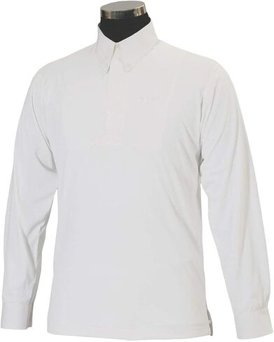 قميص TuffRider Adam Boys Longsleeve Show باللون الأبيض S CH in Kuwait