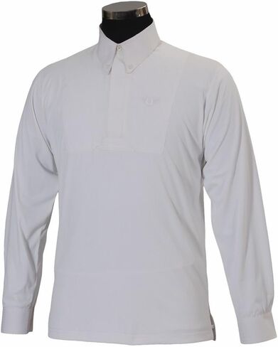قميص TuffRider Adam Boys Longsleeve Show باللون الأبيض S CH in Kuwait