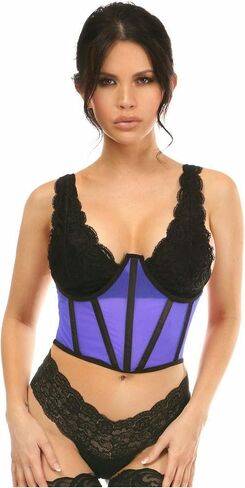 Daisy corsets Women's Neon Mesh Open Cup Waist Cincher in Kuwait