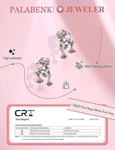 Frog Earrings Gift for Girls Women, Teen Girl Gifts Trendy Stuff Cute Cool Stuff Sterling Silver Post Stud Earrings for Girl Women Jewelry in Saudi Arabia