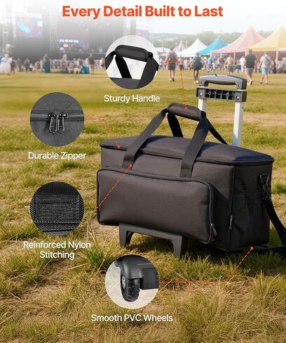 VEVOR Insulated Food Pan Carrier, 82 Qt Hot Box for Catering, LLDPE Food Box Carrier with Double Buckles, Front Loading Food Warmer with Handles, Stackable End Loader for Restaurant, Canteen, etc. Bla in Kuwait