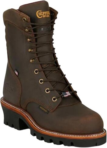 Chippewa Men's Men'S 9" Super Logger Waterproof Insulated Work Boot - SL5405 11.5 EEE US in Kuwait