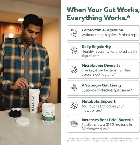 Phase Fiber™ Prebiotic Powder for Complete Gut & Digestion Support, Low FODMAP Certified Ingredients, Triple Phase Fermentation, Clinically Studied for Sensitive Digestion, Vegan (30 Servings) in Saudi Arabia