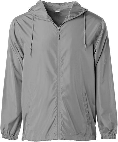 URBANJ Men's Rain Jacket with Hood Lightweight Windbreaker Packable Jacket Water Resistant Rain Coat in Kuwait