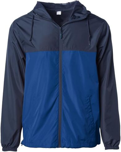 URBANJ Men's Rain Jacket with Hood Lightweight Windbreaker Packable Jacket Water Resistant Rain Coat in Kuwait