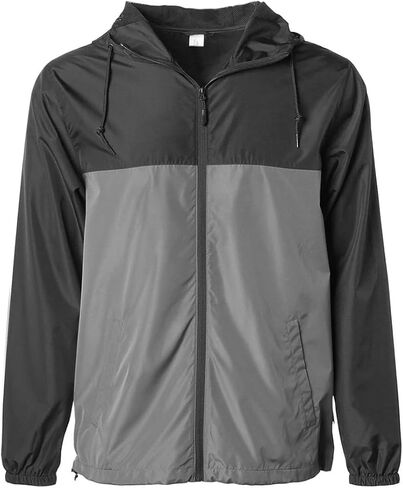URBANJ Men's Rain Jacket with Hood Lightweight Windbreaker Packable Jacket Water Resistant Rain Coat in Kuwait
