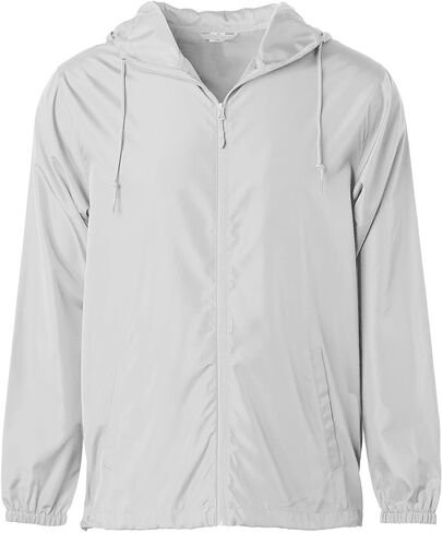 URBANJ Men's Rain Jacket with Hood Lightweight Windbreaker Packable Jacket Water Resistant Rain Coat in Kuwait