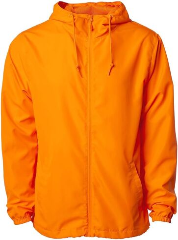 URBANJ Men's Rain Jacket with Hood Lightweight Windbreaker Packable Jacket Water Resistant Rain Coat in Kuwait