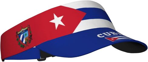 Flags Sport Sun Visor Hats Adjustable Empty Hat Patriotic Ball Caps for Beach Tennis Golf Hiking in Kuwait