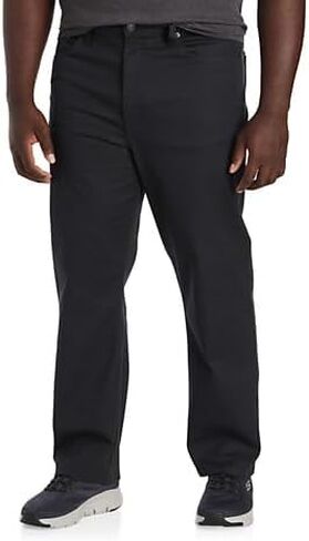 True Nation Black Loose-Fit Stretch Jeans in Kuwait