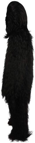 Hairy Warrior Ape Military Leader Resistance Fighter Yeti - Black Cosplay Wig And Costume, Multiple Color Options (Large/XL) in Kuwait