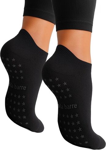 PILA-BARRE Women’s Low Grip Socks – Non Slip for Barre Yoga Pilates in Saudi Arabia