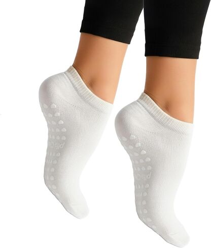 PILA-BARRE Women’s Low Grip Socks – Non Slip for Barre Yoga Pilates in Saudi Arabia
