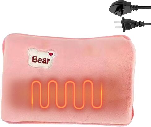 Electric Hot Water Bag,Rechargeable Warmer Bag,Leak-Proof Heating Pad,Provides Soothing Heat for Winter in Saudi Arabia