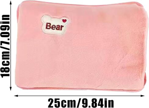Electric Hot Water Bag,Rechargeable Warmer Bag,Leak-Proof Heating Pad,Provides Soothing Heat for Winter in Saudi Arabia
