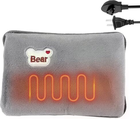 Electric Hot Water Bag,Rechargeable Warmer Bag,Leak-Proof Heating Pad,Provides Soothing Heat for Winter in Saudi Arabia