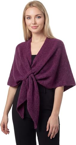 RUI VTRON Shawl Wraps for Women Pashmina Triangle Cape Knit Sweater Scarf Fall Winter Fashion Accessory in Kuwait