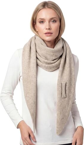 RUI VTRON Shawl Wraps for Women Pashmina Triangle Cape Knit Sweater Scarf Fall Winter Fashion Accessory in Kuwait