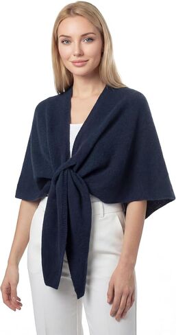 RUI VTRON Shawl Wraps for Women Pashmina Triangle Cape Knit Sweater Scarf Fall Winter Fashion Accessory in Kuwait