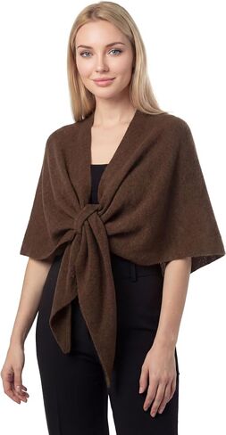 RUI VTRON Shawl Wraps for Women Pashmina Triangle Cape Knit Sweater Scarf Fall Winter Fashion Accessory in Kuwait