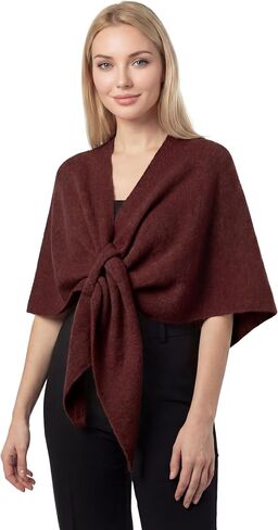 RUI VTRON Shawl Wraps for Women Pashmina Triangle Cape Knit Sweater Scarf Fall Winter Fashion Accessory in Kuwait