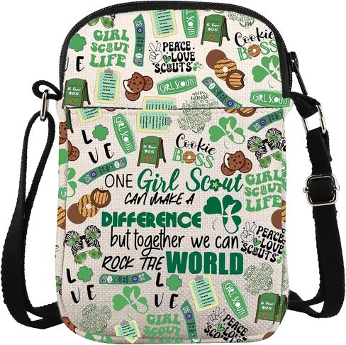 ZJXHPO Scout Cross Body Bag Scout Messenger Bag One Scout Can Make A Difference Carry On Bag Scout Leader Shoulder Bag (One Scout CB) in Kuwait