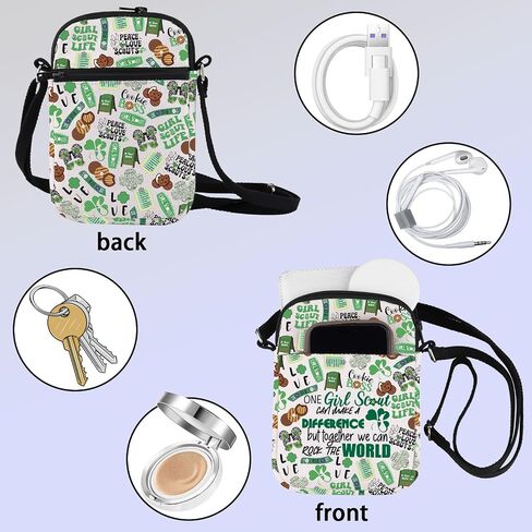 ZJXHPO Scout Cross Body Bag Scout Messenger Bag One Scout Can Make A Difference Carry On Bag Scout Leader Shoulder Bag (One Scout CB) in Kuwait