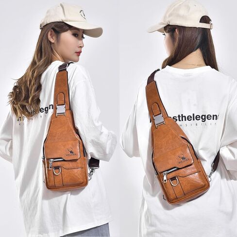 ANPTER Messenger Bag Crossbody Sling Bag Over the Shoulder Purse Side Crossover Handbag for Men in Saudi Arabia