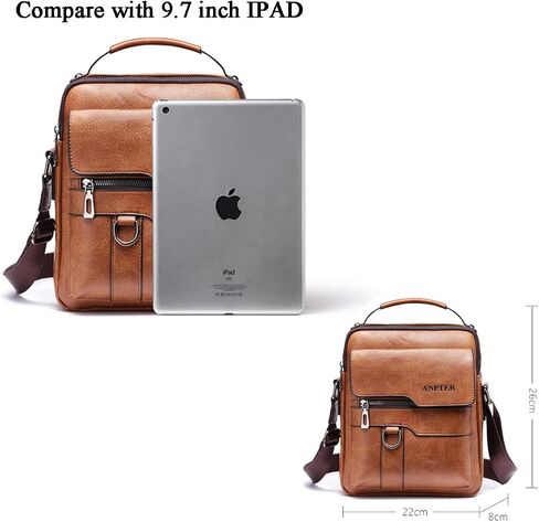 ANPTER Messenger Bag Crossbody Sling Bag Over the Shoulder Purse Side Crossover Handbag for Men in Saudi Arabia