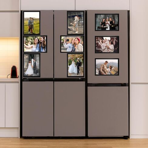 20 Packs 8.5 x 11 Magnetic Picture Frame Bulk, 8.5 by 11 Certificate Frame Document Frames, Magnetic Picture Frames with Self Adhesive Backing for Refrigerator Glass Locker Cubicle in Kuwait