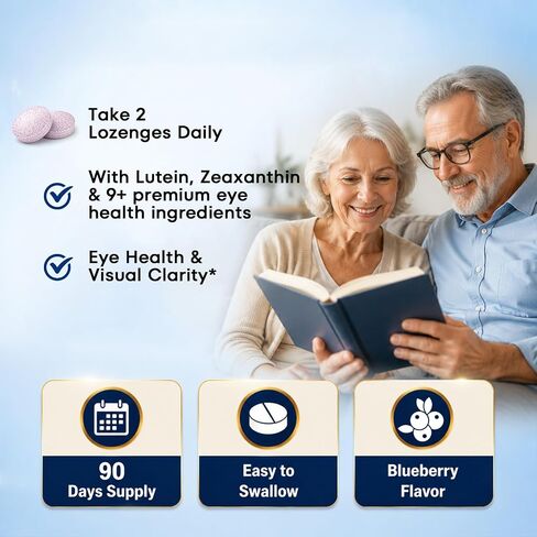 Lutein and Zeaxanthin Supplements, Eye Vitamins, 40 mg Lutein & 8 mg Zeaxanthin with Astaxanthin, Vitamins A, C, E, Zinc, Omega-3 & 7, Bilberry & Probiotics for Blue Light, Eye Health, 180 Count in Saudi Arabia