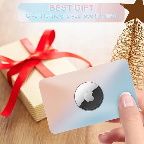 Airtag Wallet Holder Card Insert 2 Pack,Ultra Thin Card Case for Apple Airtag,Air tag Card Holder for Purse, Handbag, Backpack Wallet, Clutch Bag | Stays Hidden | Vibrant Colors in Saudi Arabia
