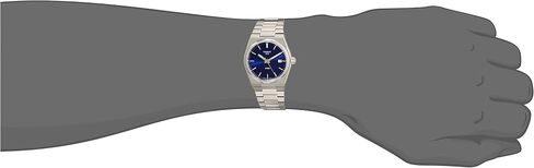 ساعة تيسوت للجنسين Tissot PRX 35 ملم 316L هيكل من الستانلس ستيل كوارتز، رمادي، ستانلس ستيل، 11 (T1372101104100) in Kuwait