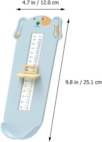 TEHAUX Foot Measuring Ruler for Shoe Size Measurement Foot Sizer with Scale for Shoe Fitting in Kuwait
