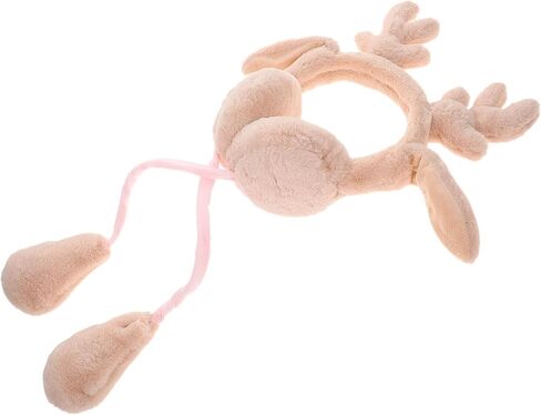Operitacx Winter Ear Protective Warmer Earmuffs for Boys Plush Cute Cartoon Ear Covers for Cold Weather Outdoor Use Random Color in Saudi Arabia