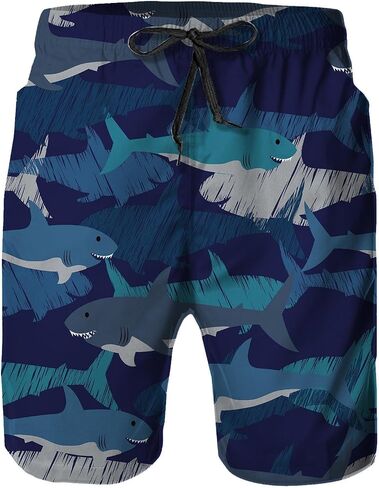 Mens Swim Trunks with Mesh Lining,Quick Dry Board Shorts Beach Pants Swimwear Bathing Suits in Saudi Arabia