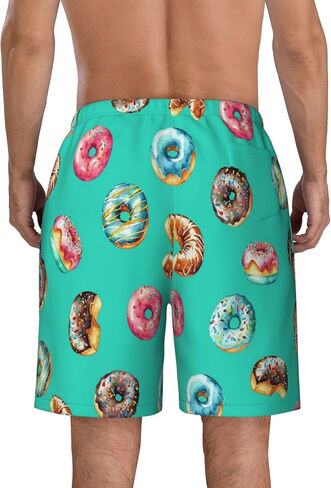 Mens Swim Trunks with Mesh Lining,Quick Dry Board Shorts Beach Pants Swimwear Bathing Suits in Kuwait