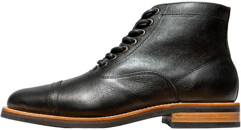 حذاء Andres الرجالي المصنوع يدويًا من الجلد برباط من الأمام - Goodyear Welt، جلد محبب بالكامل، مصنوع يدويًا في ليون المكسيك | القائد in Kuwait
