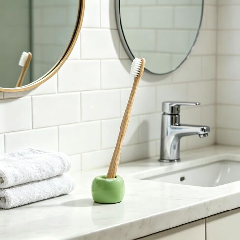 Toothbrush Bamboo 14 Pcs, Biodegradable and Environmentally Friendly, Fine Bristles Professional and BPA Free. in Saudi Arabia