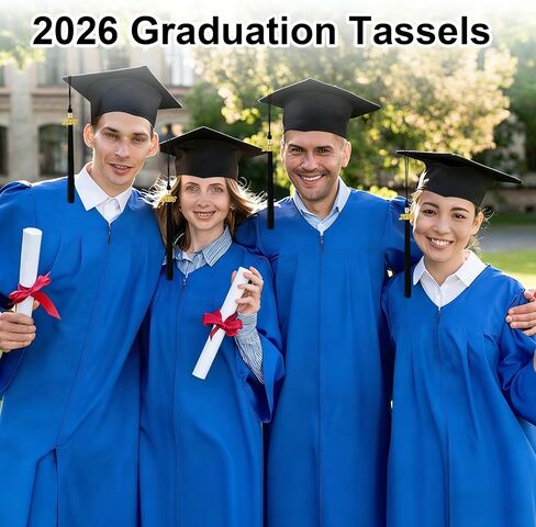 10 Pcs Graduation Tassels 2026, Black Tassels for Graduation Cap, Class of 2026 Grad Memorial Tassel for Graduations Cap Decorations Crafts College School Graduates Ceremonies Party Favors Accessories in Saudi Arabia