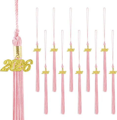 10 Pcs Graduation Tassels 2026, Black Tassels for Graduation Cap, Class of 2026 Grad Memorial Tassel for Graduations Cap Decorations Crafts College School Graduates Ceremonies Party Favors Accessories in Saudi Arabia