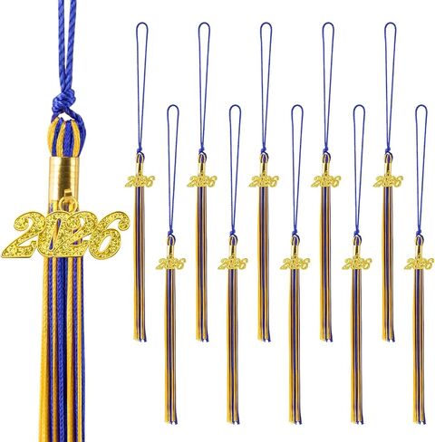 10 Pcs Graduation Tassels 2026, Black Tassels for Graduation Cap, Class of 2026 Grad Memorial Tassel for Graduations Cap Decorations Crafts College School Graduates Ceremonies Party Favors Accessories in Saudi Arabia