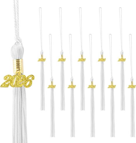 10 Pcs Graduation Tassels 2026, Black Tassels for Graduation Cap, Class of 2026 Grad Memorial Tassel for Graduations Cap Decorations Crafts College School Graduates Ceremonies Party Favors Accessories in Saudi Arabia