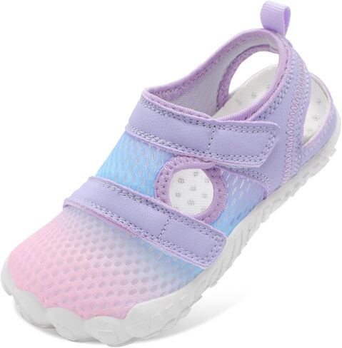 Besroad Kids Sandals Boys Girls Wide Sandals Barefoot Water Sandal Shoes Lightweight Summer Beach Shoes Non-slip Swim Hiking in Saudi Arabia
