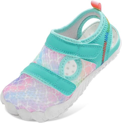 Besroad Kids Sandals Boys Girls Wide Sandals Barefoot Water Sandal Shoes Lightweight Summer Beach Shoes Non-slip Swim Hiking in Saudi Arabia