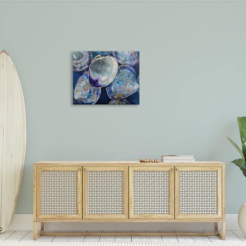 Stupell Industries Empty Seashells Expressive Clam Shells Modern Abstract Painting in Kuwait